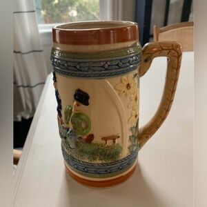 Vintage Made in Japan German Ceramic Pottery Collectible Beer Stein Mug